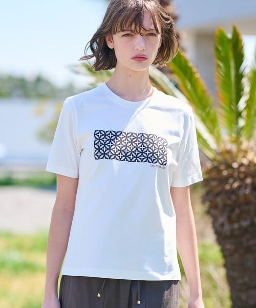 DRESSTERIOR / ドレステリア Tシャツ | 【接触冷感/UVカット】バックブリーズテックオーバーラップサークルプリントTシャツ | 詳細3