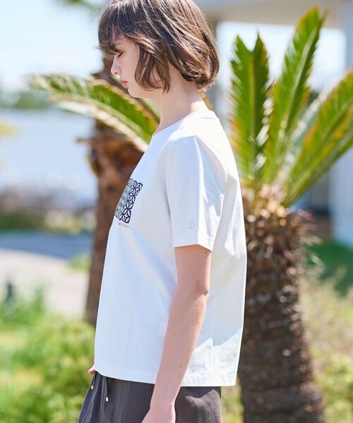 DRESSTERIOR / ドレステリア Tシャツ | 【接触冷感/UVカット】バックブリーズテックオーバーラップサークルプリントTシャツ | 詳細4