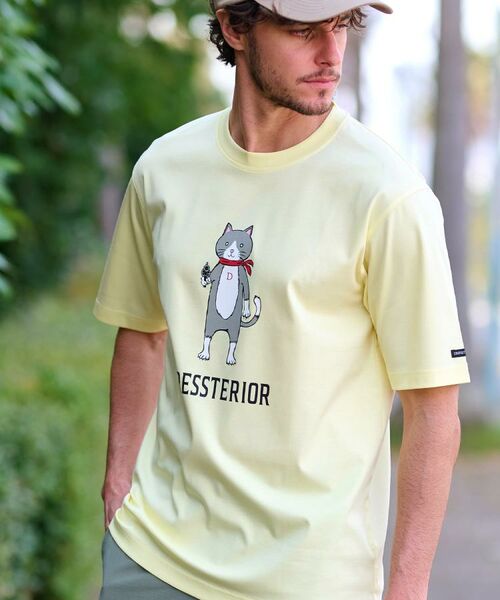DRESSTERIOR / ドレステリア Tシャツ | 【接触冷感／抗菌防臭／消臭】ICE CLEAR COTTON キャットTシャツ | 詳細16