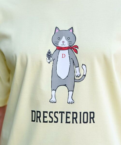 DRESSTERIOR / ドレステリア Tシャツ | 【接触冷感／抗菌防臭／消臭】ICE CLEAR COTTON キャットTシャツ | 詳細20
