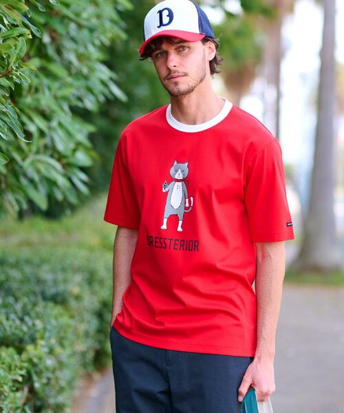 DRESSTERIOR / ドレステリア Tシャツ | 【接触冷感／抗菌防臭／消臭】ICE CLEAR COTTON キャットTシャツ | 詳細23