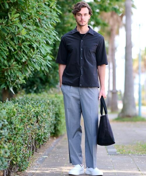 DRESSTERIOR / ドレステリア シャツ・ブラウス | 【セットアップ可】ライトクロス 2WAYストレッチシャツ | 詳細1