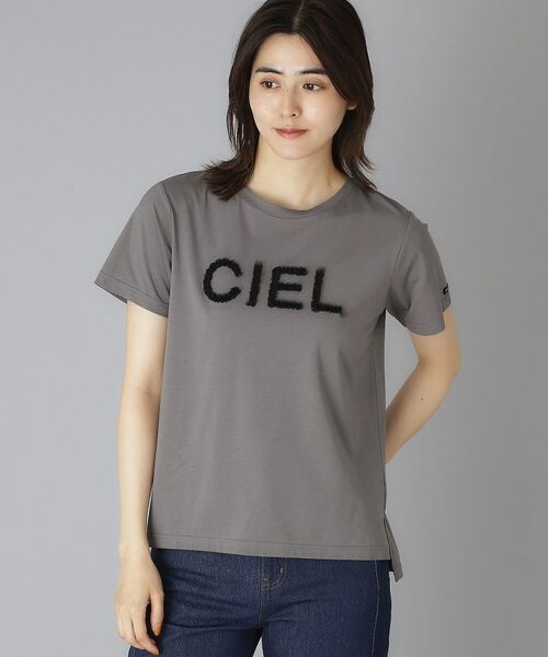 DRESSTERIOR / ドレステリア Tシャツ | クリア天竺チュールCIELロゴTシャツ | 詳細10