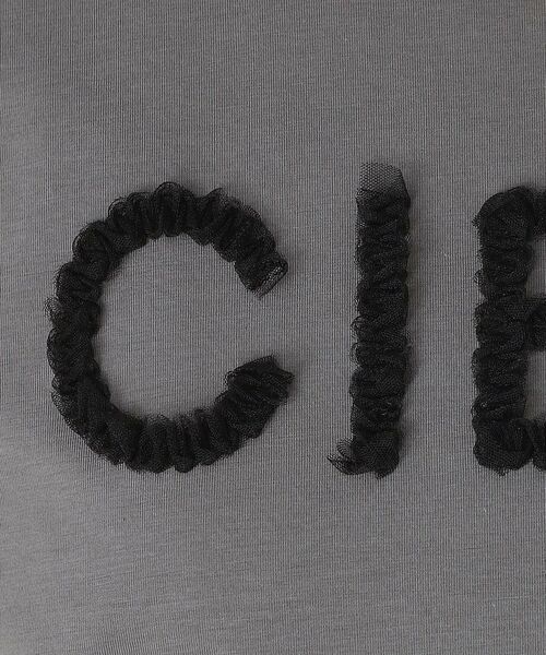 DRESSTERIOR / ドレステリア Tシャツ | クリア天竺チュールCIELロゴTシャツ | 詳細13