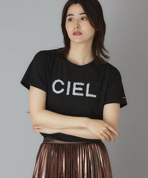 DRESSTERIOR / ドレステリア Tシャツ | クリア天竺チュールCIELロゴTシャツ | 詳細14
