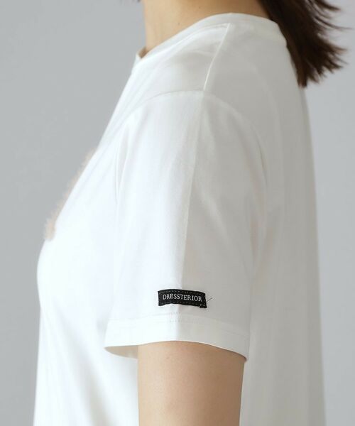 tシャツ クリア天竺チュールCIELロゴTシャツ レディース クリア天竺チュールCIELロゴTシャツ（Tシャツ） | DRESSTERIOR