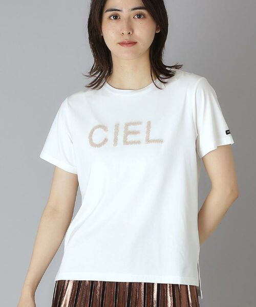 クリア天竺チュールCIELロゴTシャツ （Tシャツ）｜DRESSTERIOR