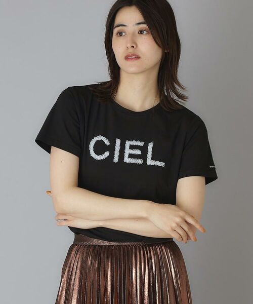 クリア天竺チュールCIELロゴTシャツ （Tシャツ）｜DRESSTERIOR