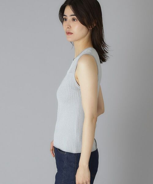 DRESSTERIOR / ドレステリア ニット・セーター | デコルテシアーノースリーブニット | 詳細11