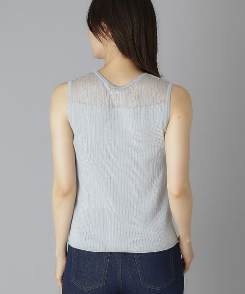 DRESSTERIOR / ドレステリア ニット・セーター | デコルテシアーノースリーブニット | 詳細12