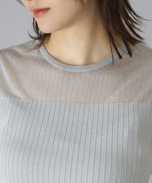 DRESSTERIOR / ドレステリア ニット・セーター | デコルテシアーノースリーブニット | 詳細13
