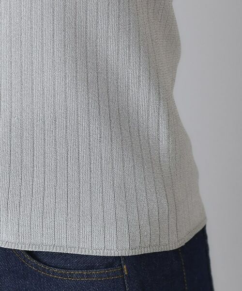 DRESSTERIOR / ドレステリア ニット・セーター | デコルテシアーノースリーブニット | 詳細15