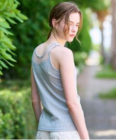 DRESSTERIOR / ドレステリア キャミソール・チューブトップ | ラメテレコレギュラータンクトップ