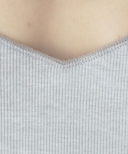 DRESSTERIOR / ドレステリア キャミソール・チューブトップ | ラメテレコレギュラータンクトップ | 詳細15