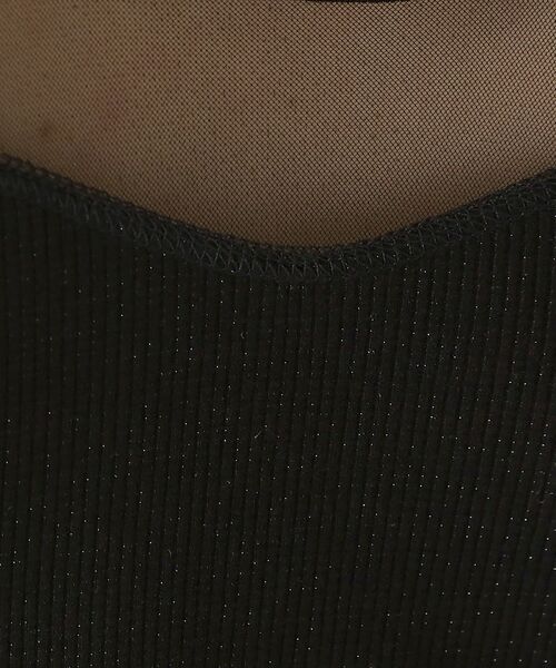DRESSTERIOR / ドレステリア キャミソール・チューブトップ | ラメテレコレギュラータンクトップ | 詳細16