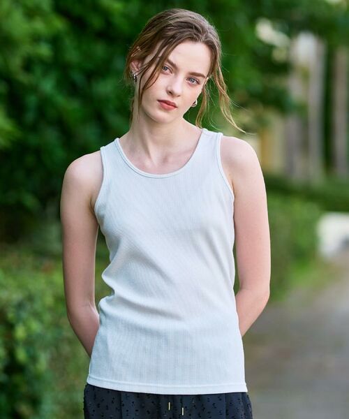 DRESSTERIOR / ドレステリア キャミソール・チューブトップ | ラメテレコレギュラータンクトップ | 詳細3