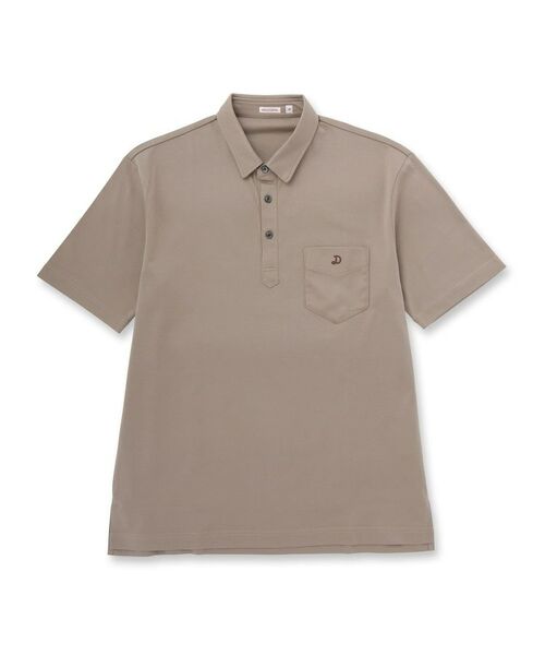 DRESSTERIOR/ドレステリア 【EC限定/接触冷感/抗菌防臭/消臭】ICE CLEAR COTTON ポロシャツ グレージュ(050) 92(L) DRESSTERIOR/ドレステリア 【EC限定/接触冷感/抗菌防臭/消臭】ICE CLEAR COTTON ポロシャツ グレージュ(050) 92(L)
