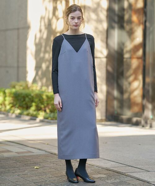 DRESSTERIOR / ドレステリア ワンピース | 【美人百花/モデル美香着用】コンフォートアイラインキャミワンピース | 詳細1