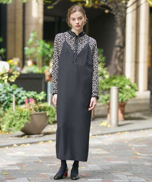 DRESSTERIOR / ドレステリア ワンピース | 【美人百花/モデル美香着用】コンフォートアイラインキャミワンピース | 詳細11