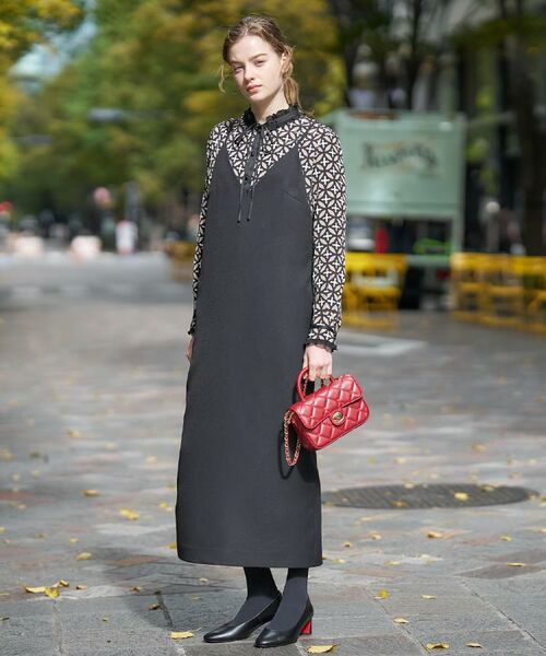 DRESSTERIOR / ドレステリア ワンピース | 【美人百花/モデル美香着用】コンフォートアイラインキャミワンピース | 詳細13