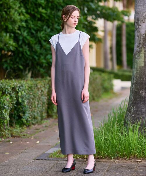 DRESSTERIOR / ドレステリア ワンピース | 【美人百花/モデル美香着用】コンフォートアイラインキャミワンピース | 詳細5