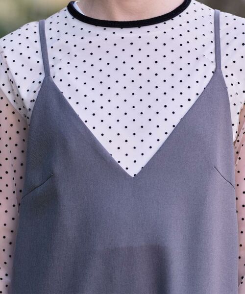 DRESSTERIOR / ドレステリア ワンピース | 【美人百花/モデル美香着用】コンフォートアイラインキャミワンピース | 詳細8