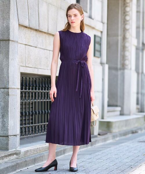 DRESSTERIOR / ドレステリア ロング・マキシ丈ワンピース | 【洗える/オンオフ】プリーツノースリーブワンピース | 詳細11