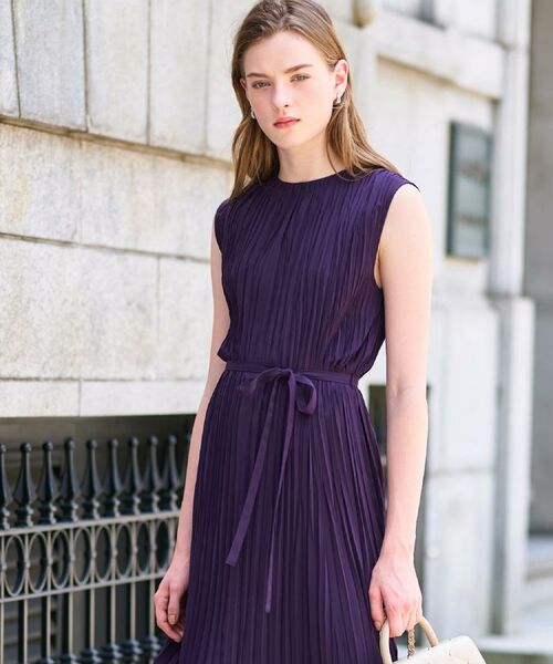 DRESSTERIOR / ドレステリア ロング・マキシ丈ワンピース | 【洗える/オンオフ】プリーツノースリーブワンピース | 詳細12