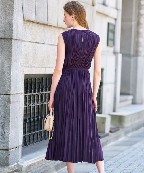 DRESSTERIOR / ドレステリア ロング・マキシ丈ワンピース | 【洗える/オンオフ】プリーツノースリーブワンピース | 詳細14