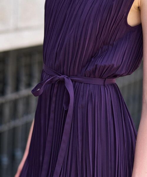DRESSTERIOR / ドレステリア ロング・マキシ丈ワンピース | 【洗える/オンオフ】プリーツノースリーブワンピース | 詳細17