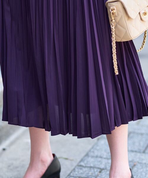 DRESSTERIOR / ドレステリア ロング・マキシ丈ワンピース | 【洗える/オンオフ】プリーツノースリーブワンピース | 詳細18