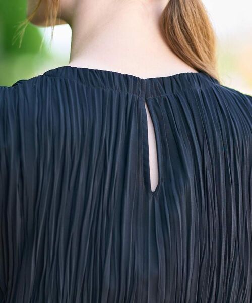 DRESSTERIOR / ドレステリア ロング・マキシ丈ワンピース | 【洗える/オンオフ】プリーツノースリーブワンピース | 詳細9