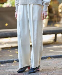 DRESSTERIOR / ドレステリア パンツ | 【洗える/ウエストゴム】サテンイージーパンツ