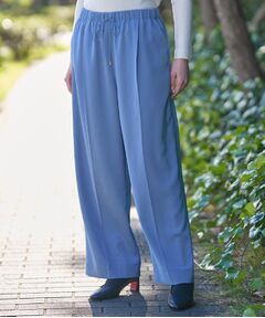 DRESSTERIOR / ドレステリア パンツ | 【洗える/ウエストゴム】サテンイージーパンツ