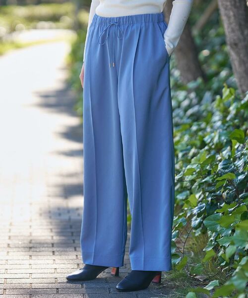 DRESSTERIOR / ドレステリア パンツ | 【洗える/ウエストゴム】サテンイージーパンツ | 詳細10