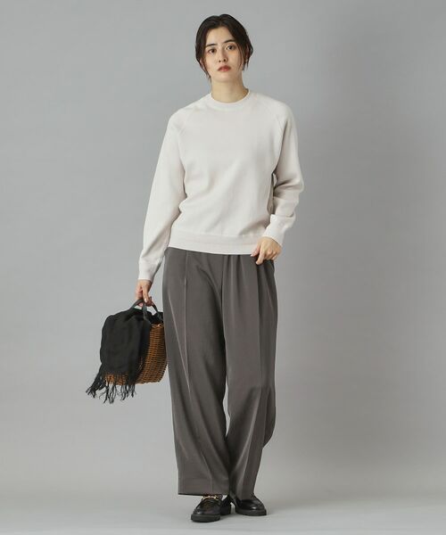 DRESSTERIOR / ドレステリア パンツ | 【洗える/ウエストゴム】サテンイージーパンツ | 詳細14