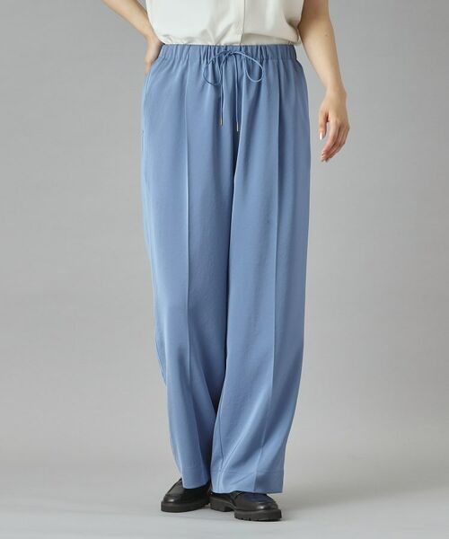 DRESSTERIOR / ドレステリア パンツ | 【洗える/ウエストゴム】サテンイージーパンツ | 詳細16