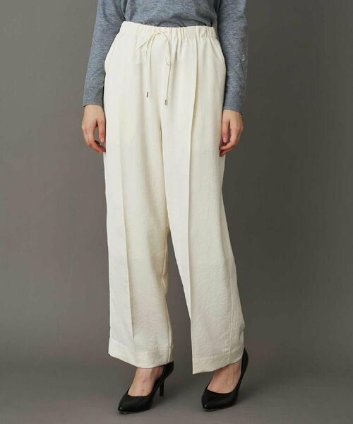 DRESSTERIOR / ドレステリア パンツ | 【洗える/ウエストゴム】サテンイージーパンツ | 詳細2