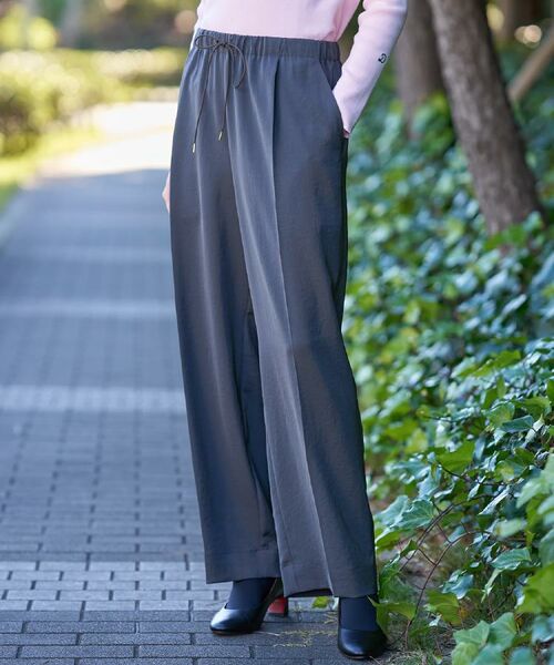 DRESSTERIOR / ドレステリア パンツ | 【洗える/ウエストゴム】サテンイージーパンツ | 詳細5