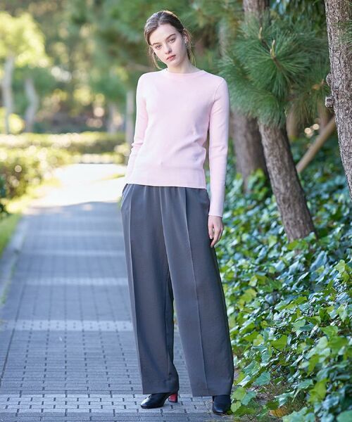 DRESSTERIOR / ドレステリア パンツ | 【洗える/ウエストゴム】サテンイージーパンツ | 詳細8