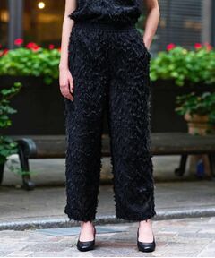 DRESSTERIOR / ドレステリア パンツ | 【セットアップ可/美人百花/美香さん着用】カットジャカードイージーパンツ