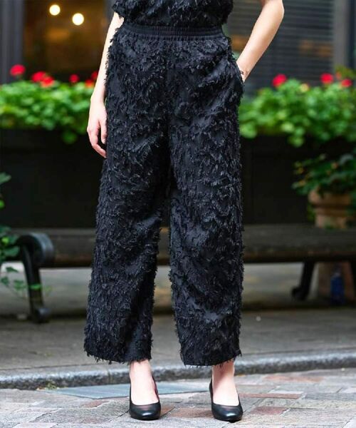 DRESSTERIOR / ドレステリア パンツ | 【セットアップ可/美人百花/美香さん着用】カットジャカードイージーパンツ | 詳細12