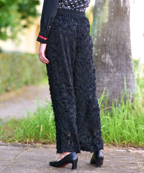 DRESSTERIOR / ドレステリア パンツ | 【セットアップ可/美人百花/美香さん着用】カットジャカードイージーパンツ | 詳細14