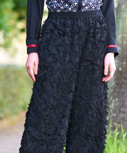 DRESSTERIOR / ドレステリア パンツ | 【セットアップ可/美人百花/美香さん着用】カットジャカードイージーパンツ | 詳細15