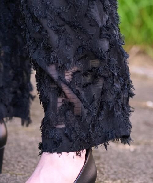 DRESSTERIOR / ドレステリア パンツ | 【セットアップ可/美人百花/美香さん着用】カットジャカードイージーパンツ | 詳細17