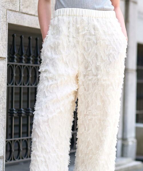 DRESSTERIOR / ドレステリア パンツ | 【セットアップ可/美人百花/美香さん着用】カットジャカードイージーパンツ | 詳細6