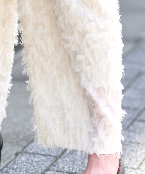 DRESSTERIOR / ドレステリア パンツ | 【セットアップ可/美人百花/美香さん着用】カットジャカードイージーパンツ | 詳細9