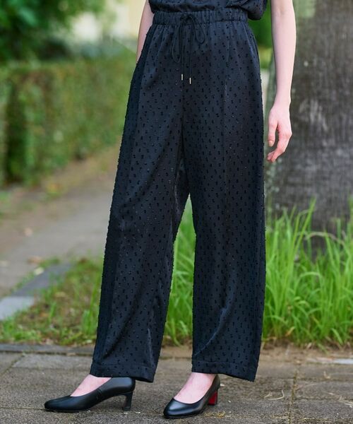 DRESSTERIOR / ドレステリア パンツ | 【セットアップ可】ドビーサテンイージーパンツ | 詳細1