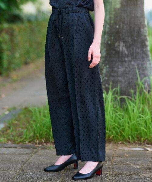 DRESSTERIOR / ドレステリア パンツ | 【セットアップ可】ドビーサテンイージーパンツ | 詳細2