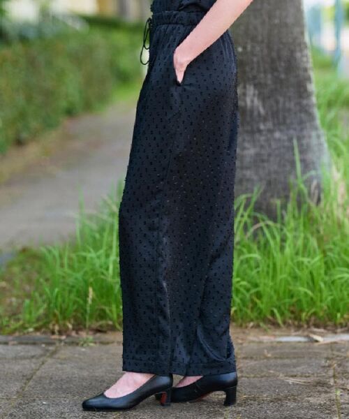 DRESSTERIOR / ドレステリア パンツ | 【セットアップ可】ドビーサテンイージーパンツ | 詳細3